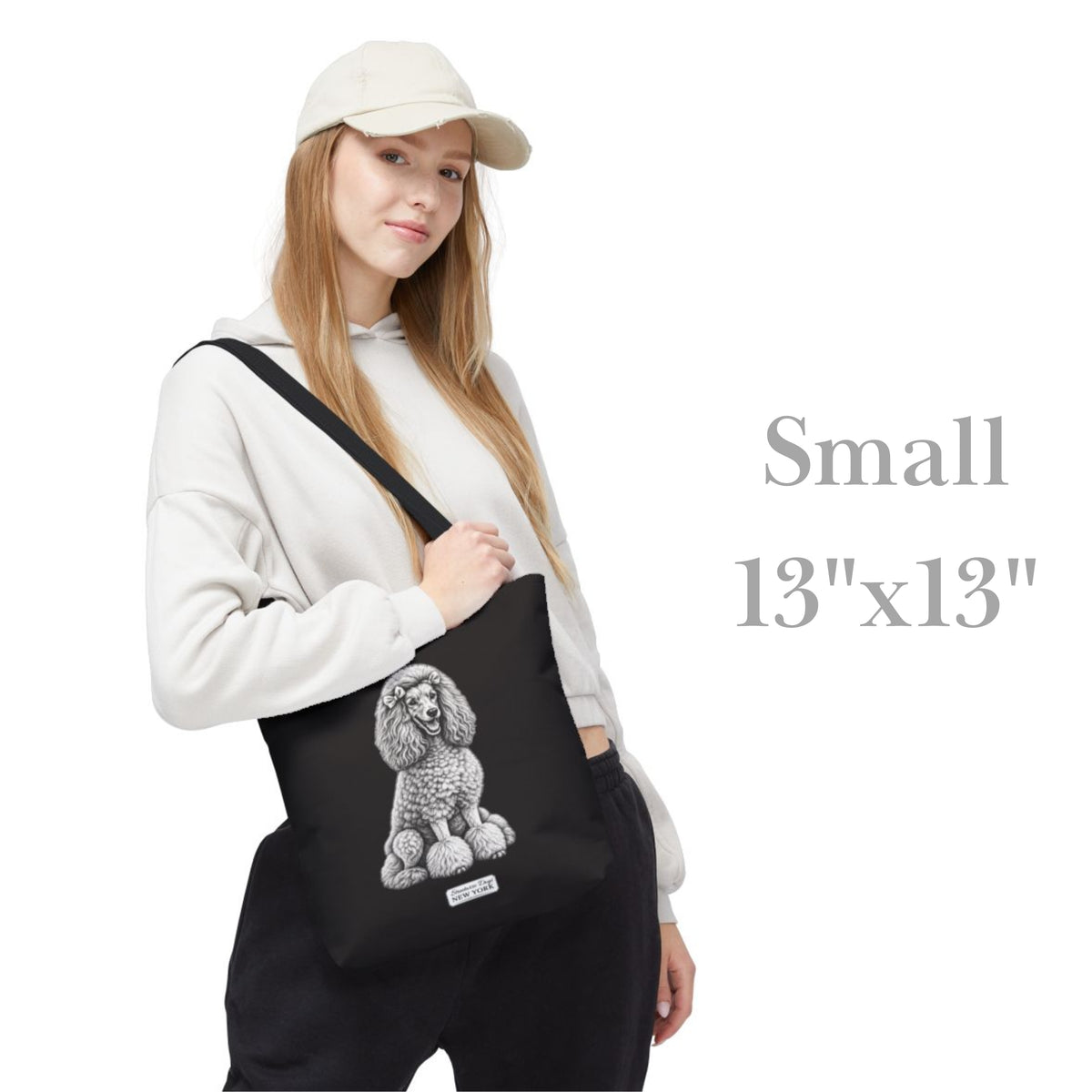 Poodle, Durable Tote Bag