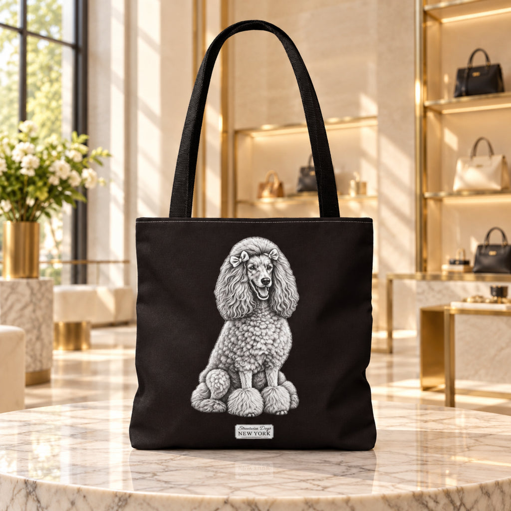 Poodle, Durable Tote Bag