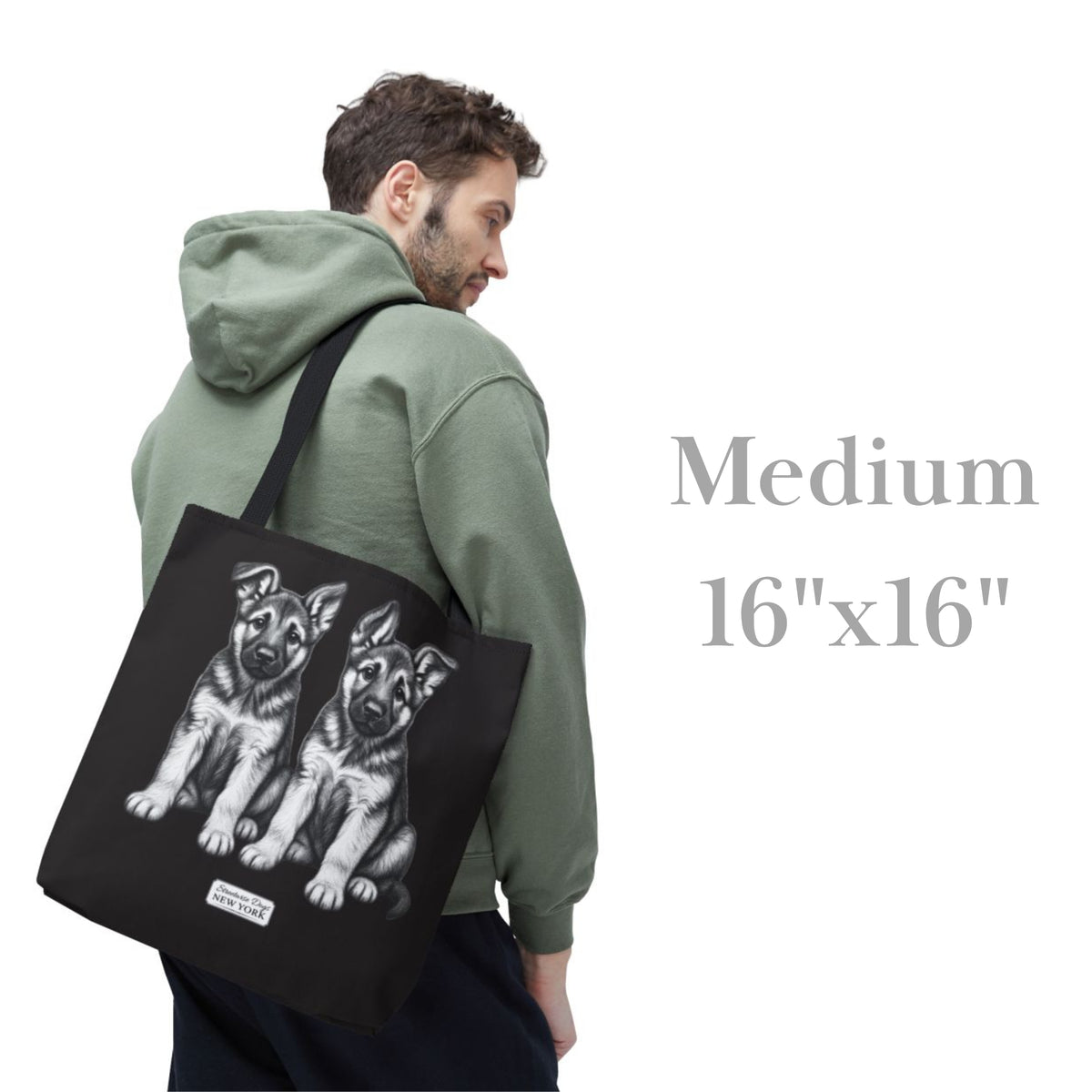 German Shepherd Puppies, Durable Tote Bag