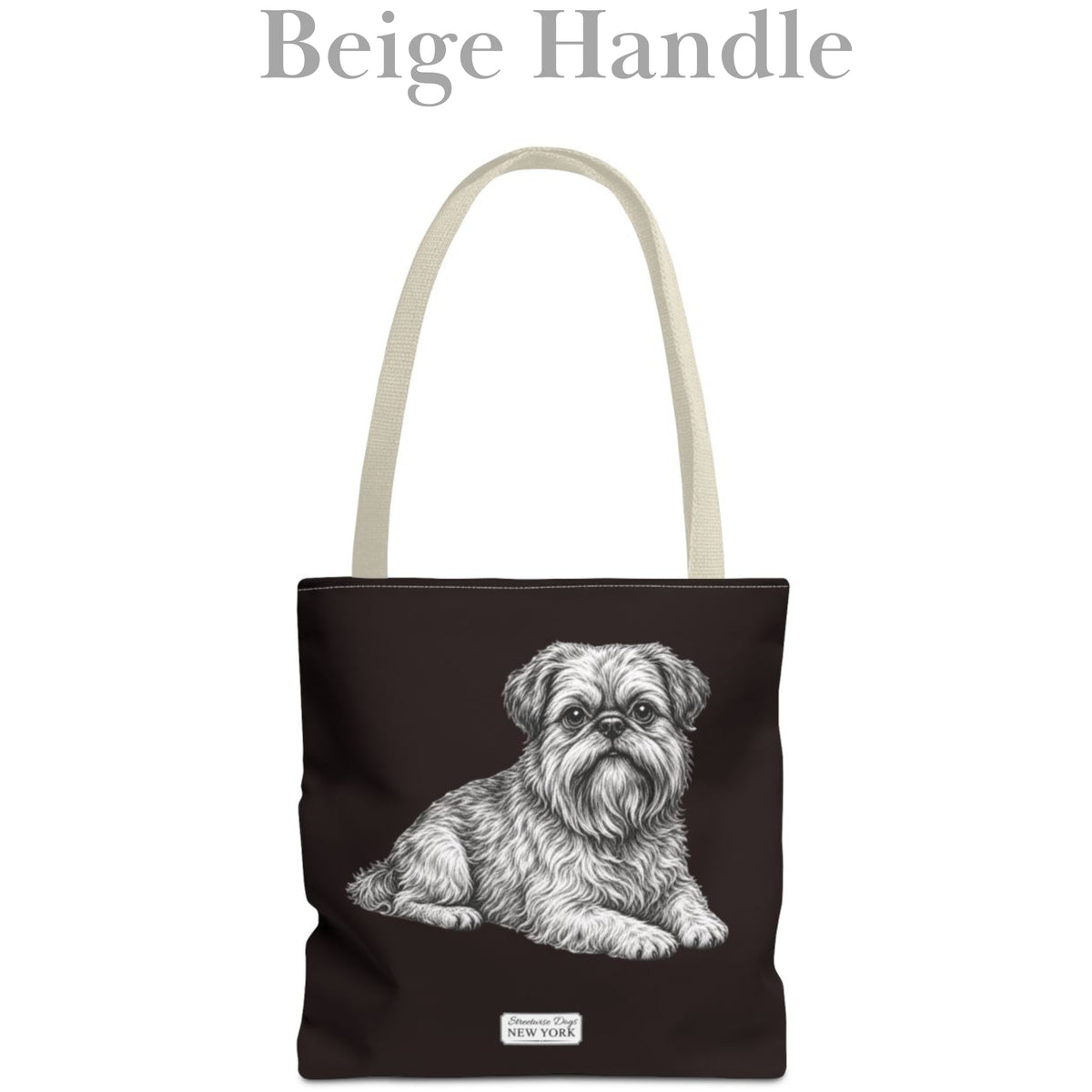Brussels Griffon, Durable Tote Bag