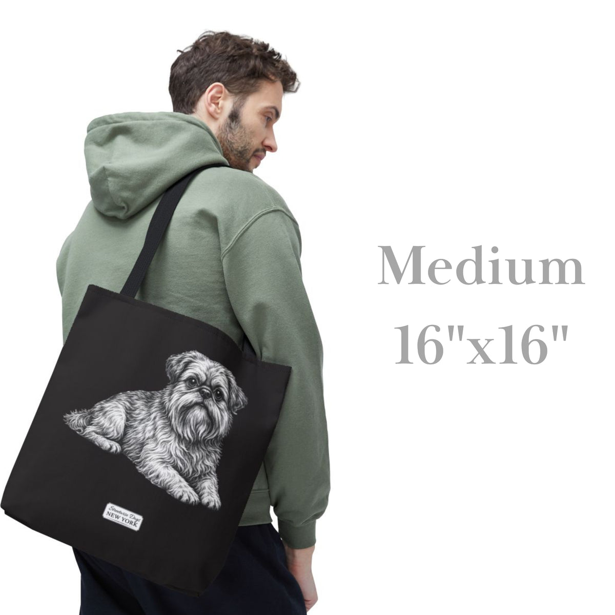 Brussels Griffon, Durable Tote Bag