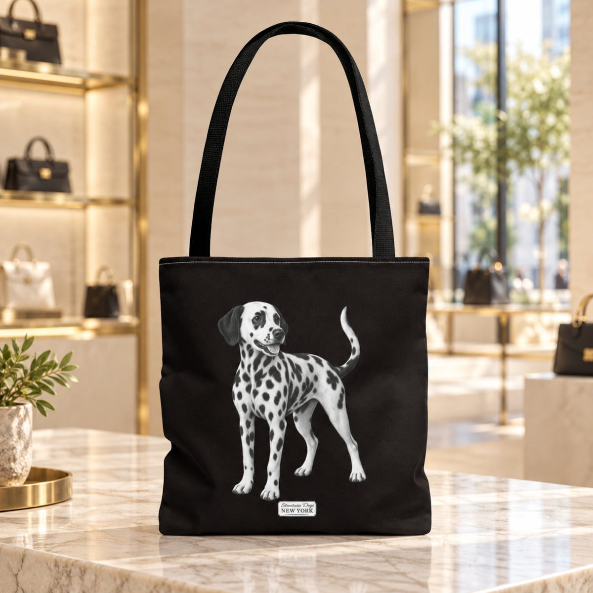 Dalmatian, Durable Tote Bag