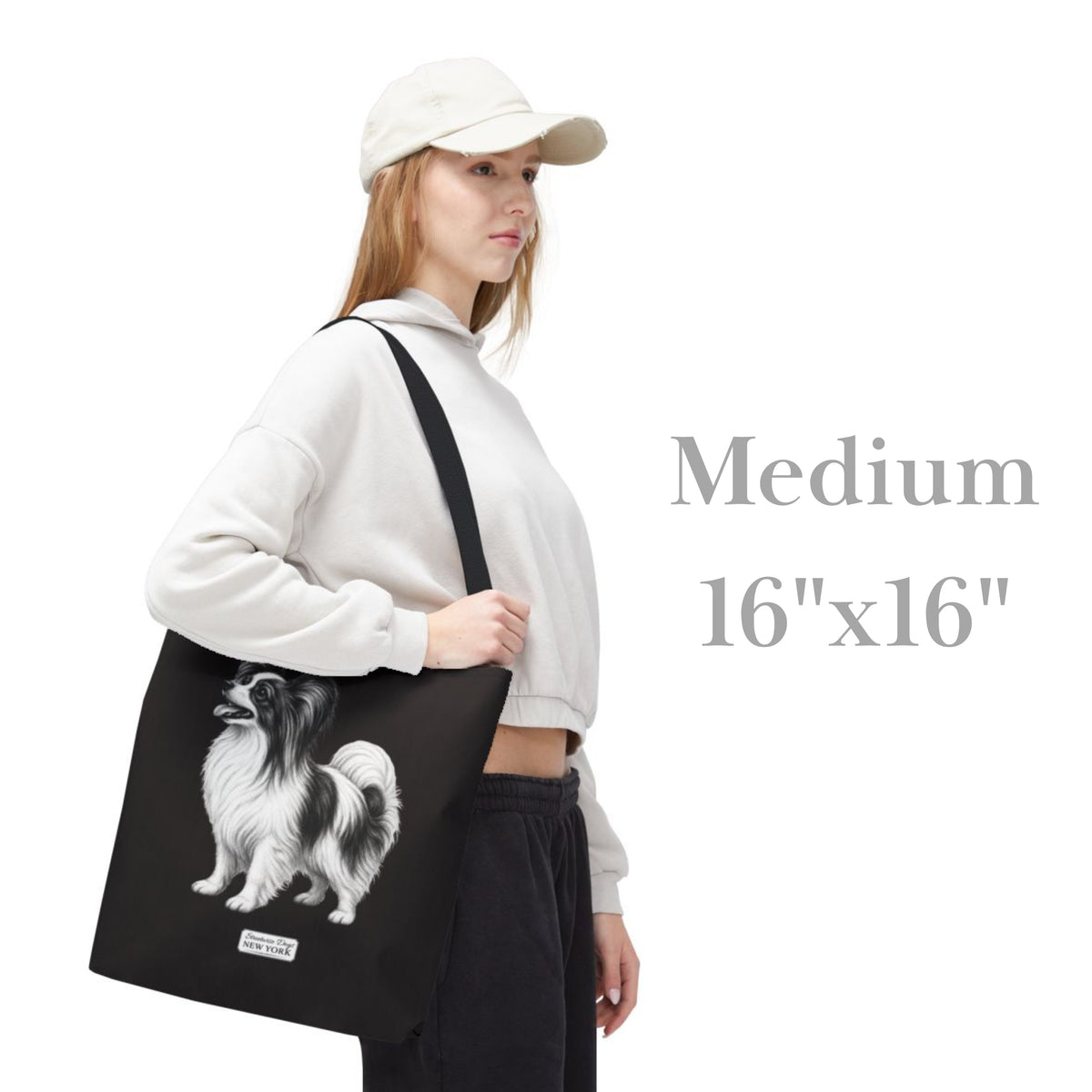 Papillon, Durable Tote Bag