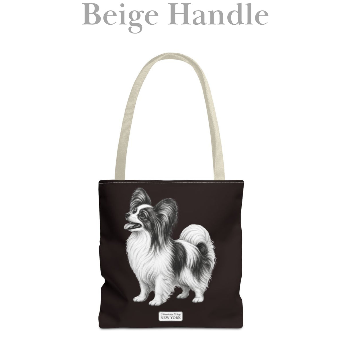 Papillon, Durable Tote Bag