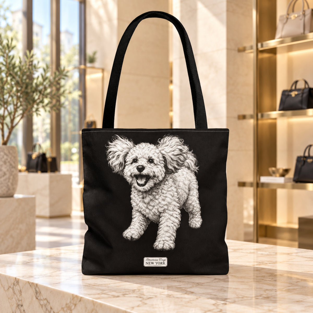 Poochon, Durable Tote Bag