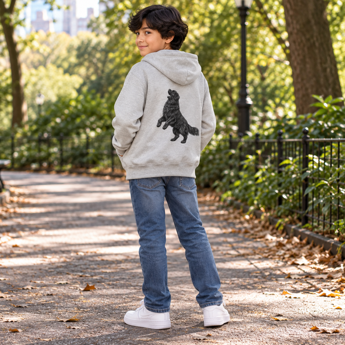 Newfoundland, Youth Heavy Blend Zipped Unisex Hoodie