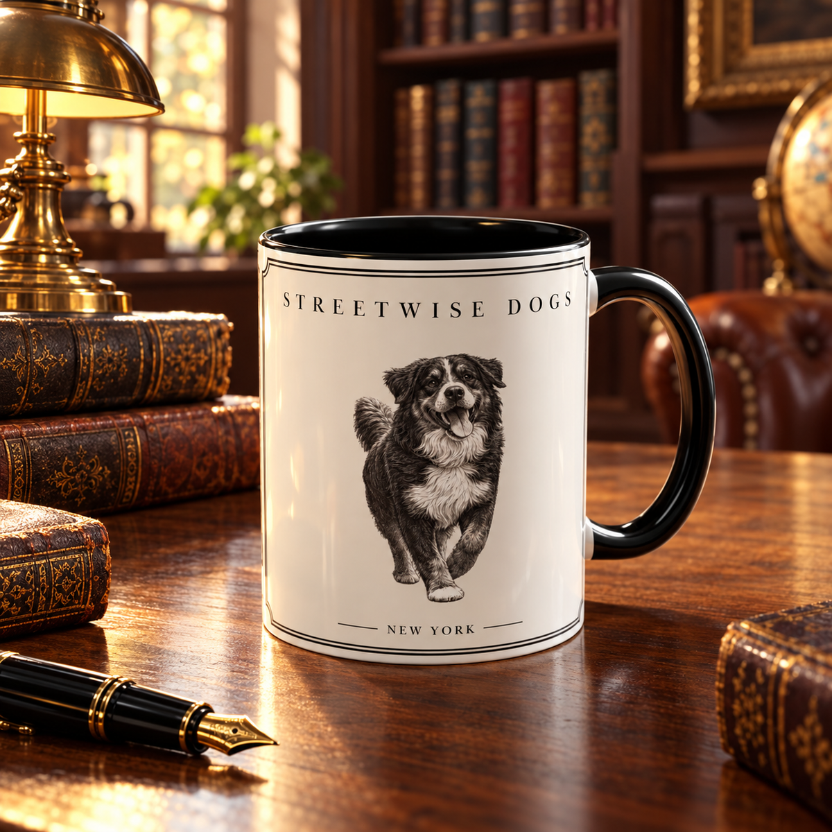 Bernese Mountain Dog: Classic Accent Mug