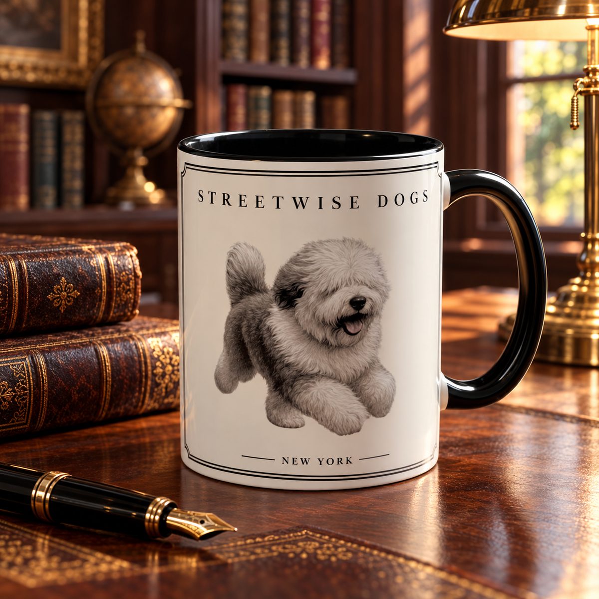 Old English Sheepdog: Classic Accent Mug