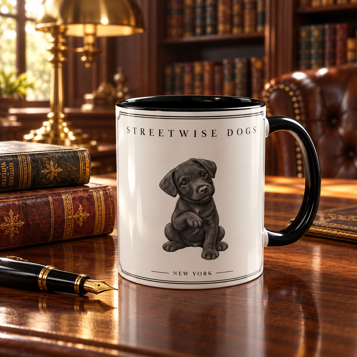 Patterdale Terrier Puppy: Classic Accent Mug