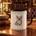 Corgi Smiling: Classic Accent Mug