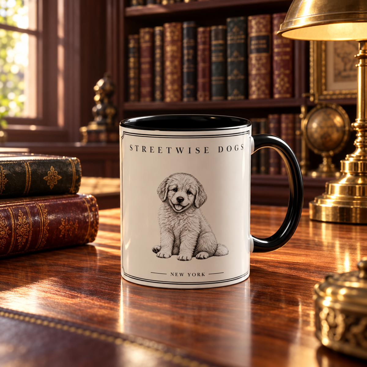 Kuvasz Puppy: Classic Accent Mug