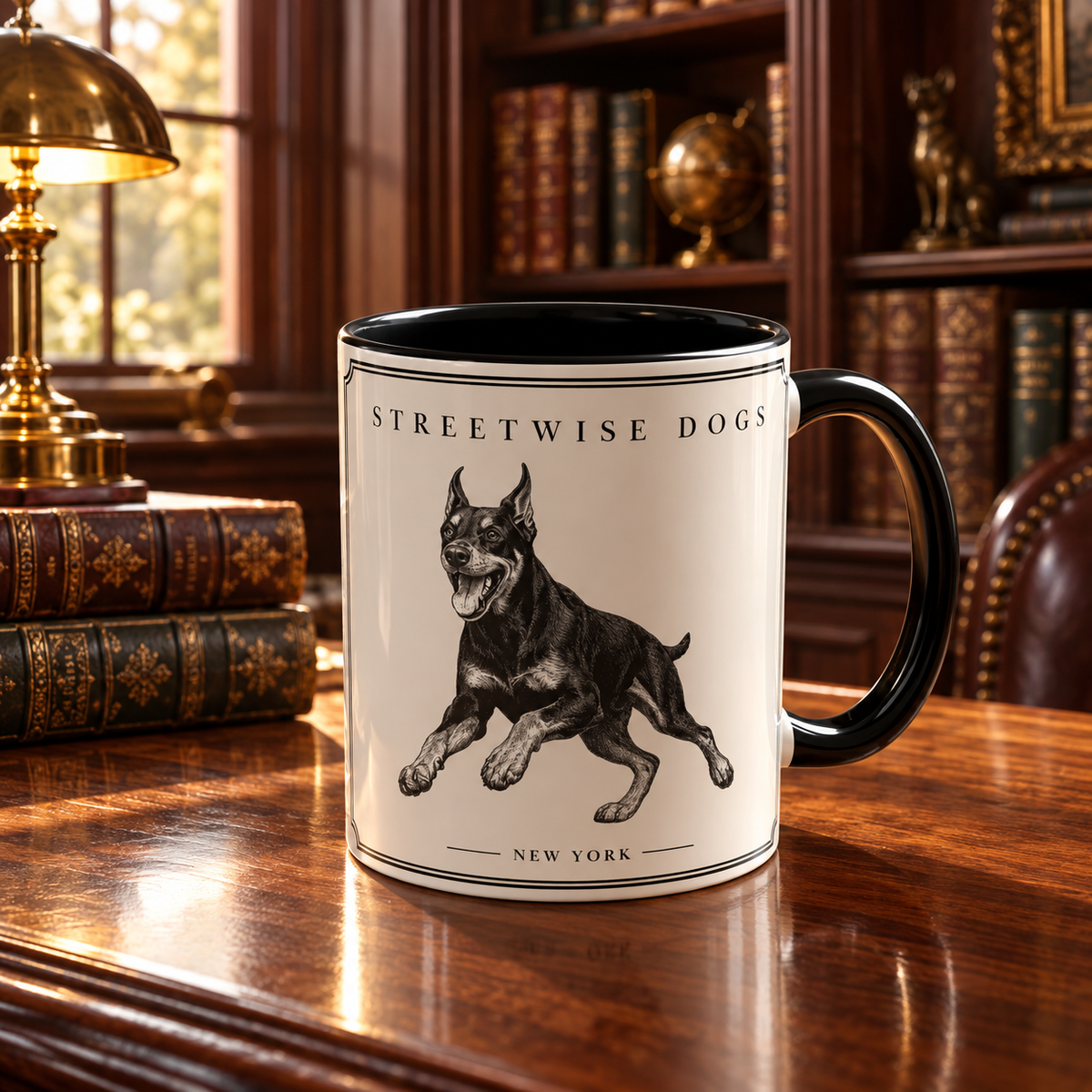 Doberman: Classic Accent Mug