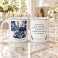 Times Square New York, Toy Poodle: Whimsical Wisdom Mug