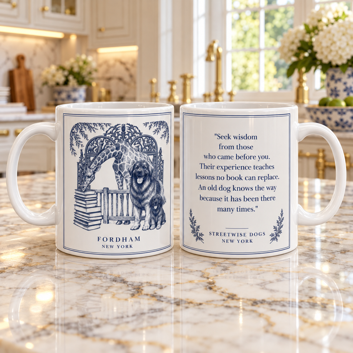 Fordham New York, Leonberger: Whimsical Wisdom Mug