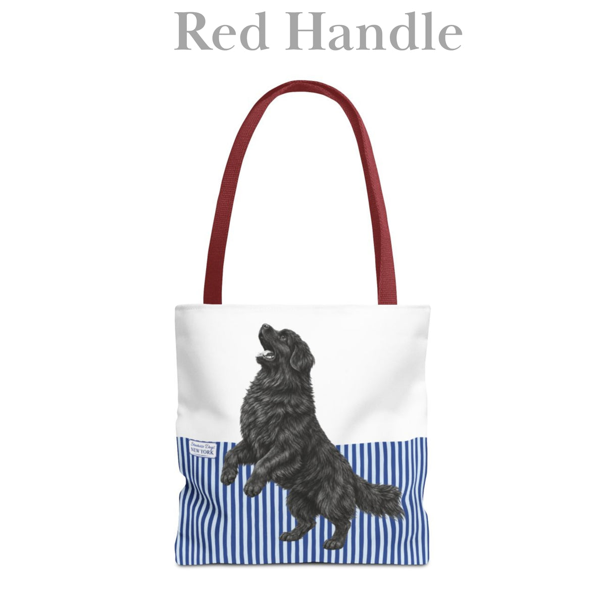 Newfoundland, Blue Stripe Durable Tote Bag