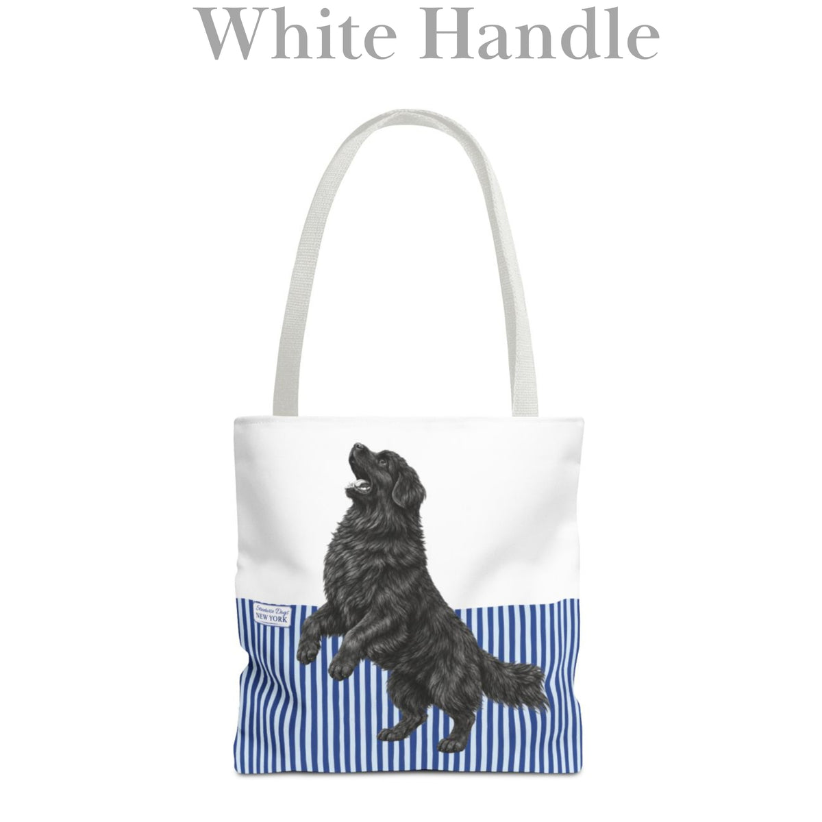 Newfoundland, Blue Stripe Durable Tote Bag