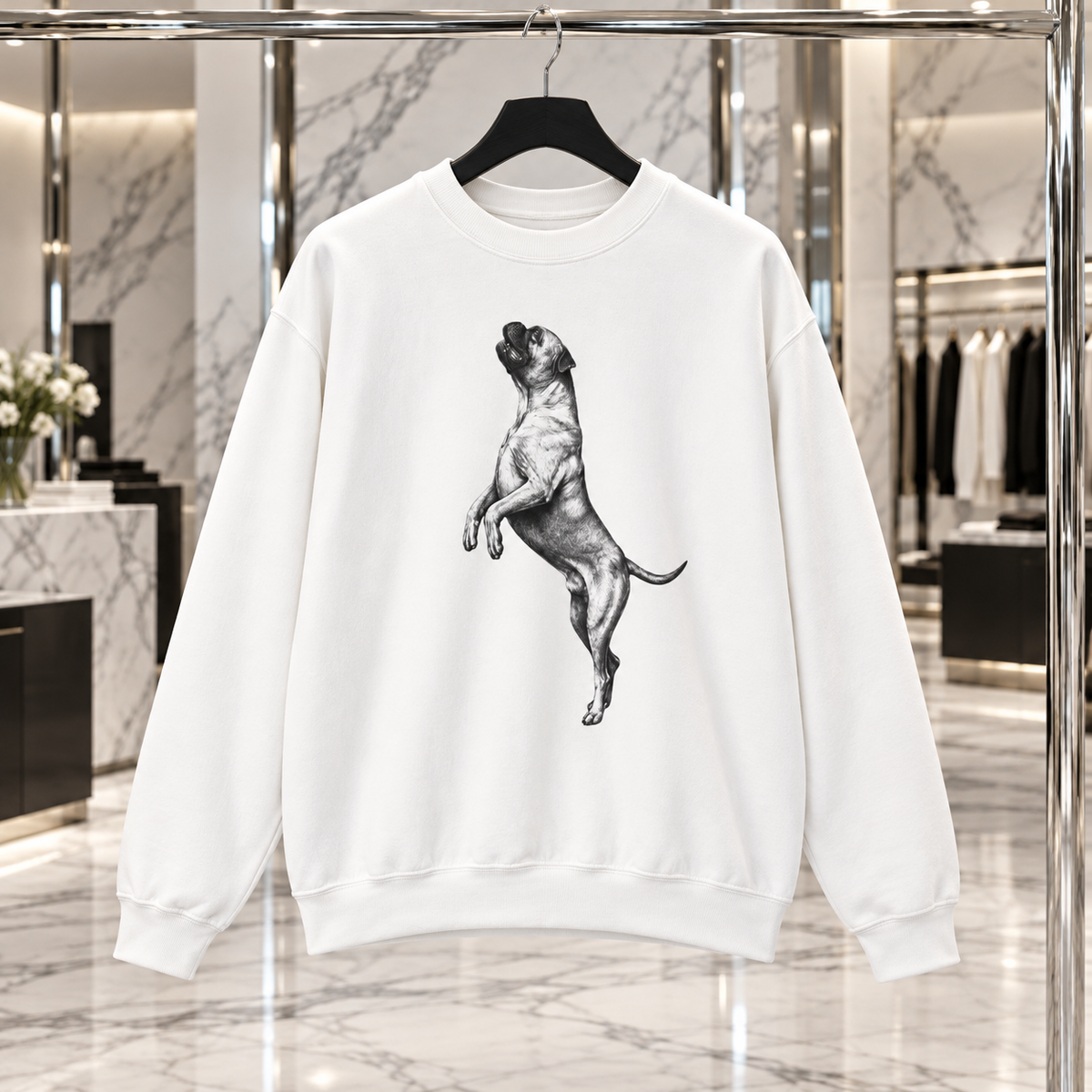 Mastiff, Unisex Extra Comfortable Crewneck Sweatshirt