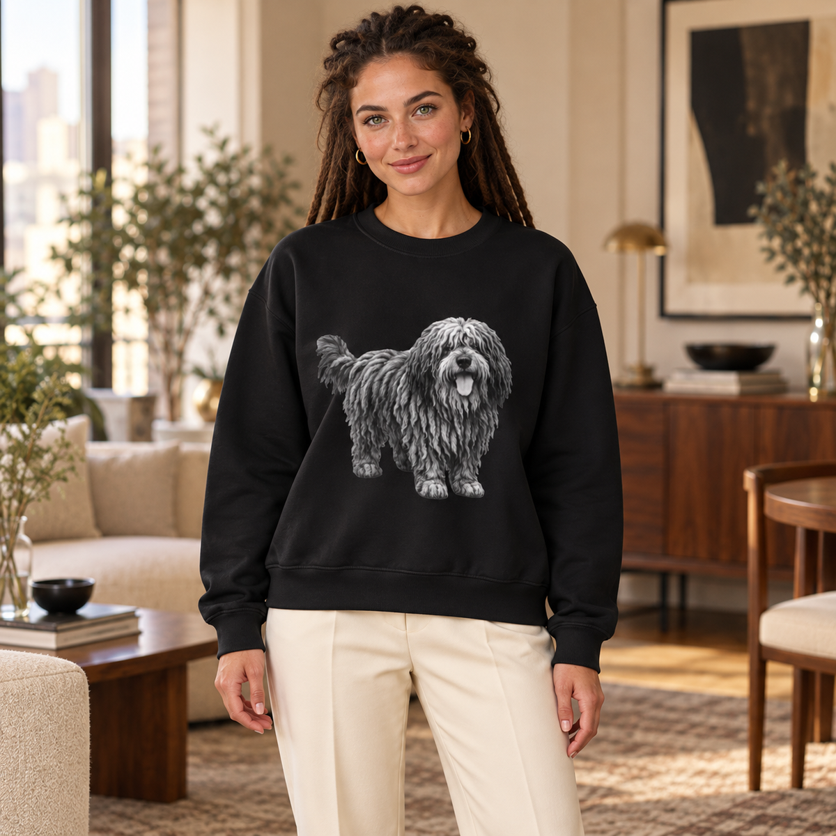 Bergamasco, Unisex Extra Comfortable Crewneck Sweatshirt