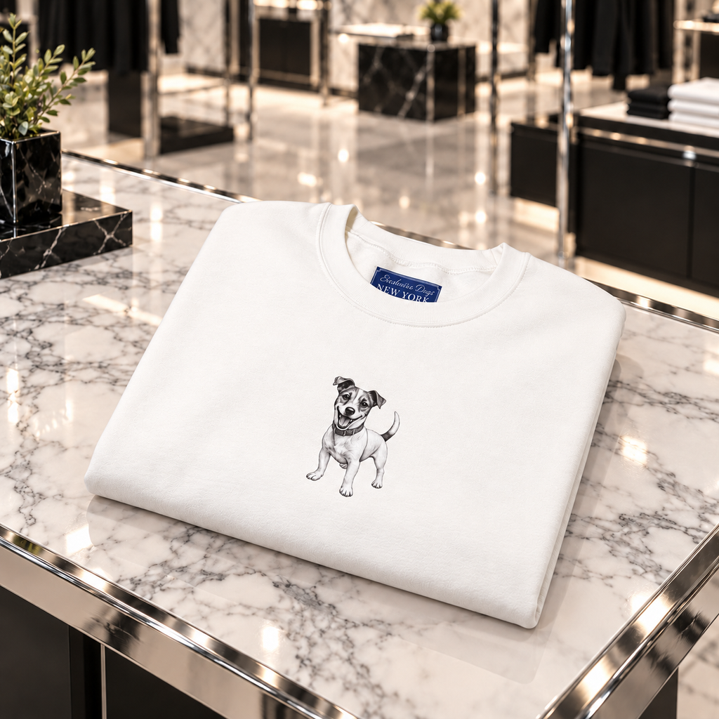 Jack Russell , Unisex Extra Comfortable Crewneck Sweatshirt