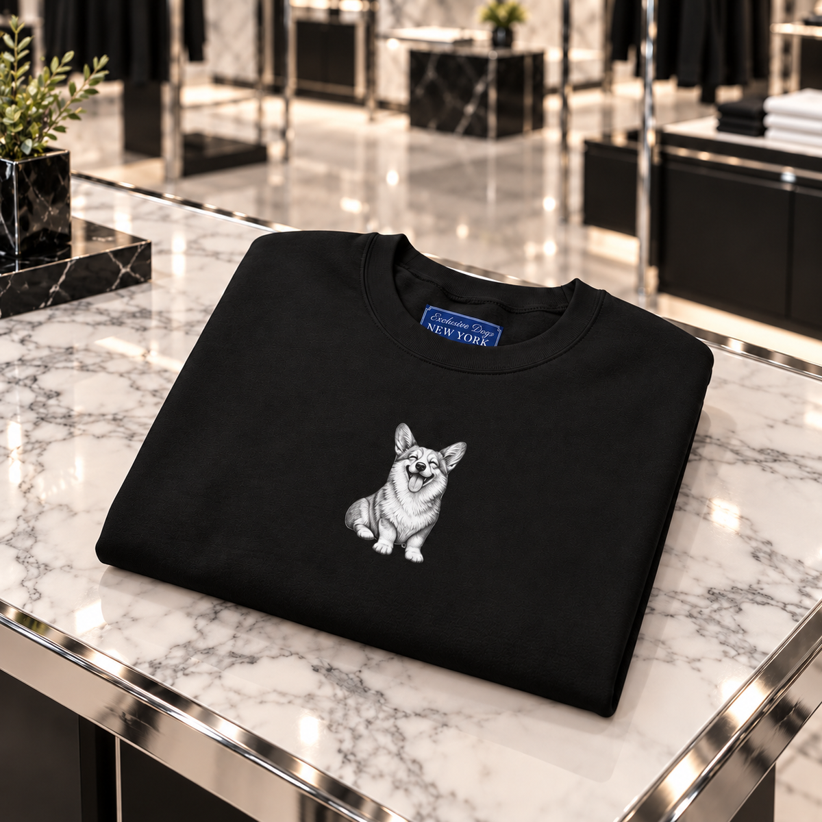 Corgi, Unisex Extra Comfortable Crewneck Sweatshirt