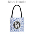 Shih Tzu, Blue Stripe Durable Tote Bag