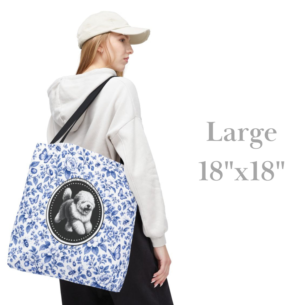 Old English Sheepdog, Durable Tote Bag