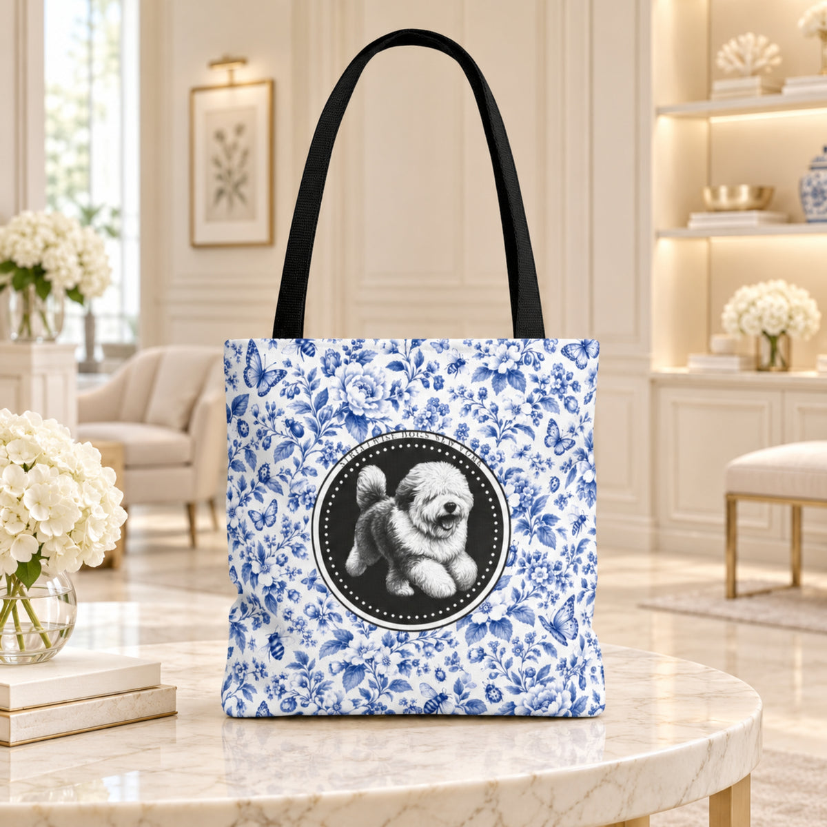Old English Sheepdog, Durable Tote Bag