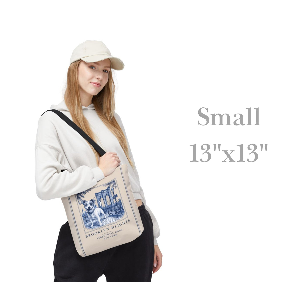 Brooklyn Heights Jack Russell: Durable Tote Bag
