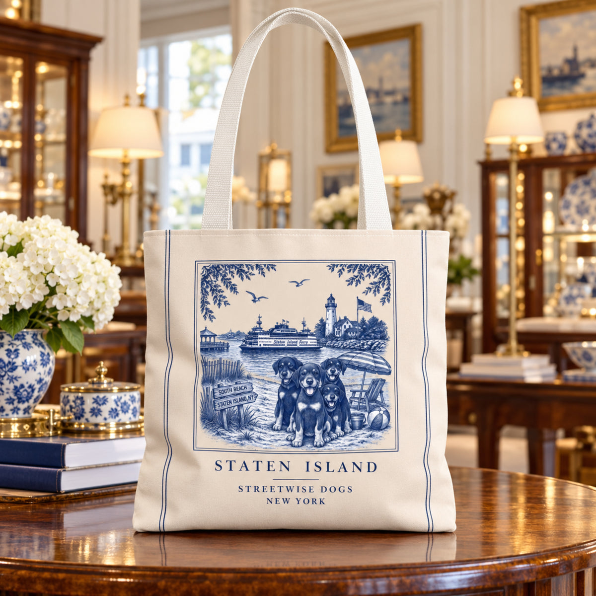 Staten Island New York Dachshund Puppies: Durable Tote Bag