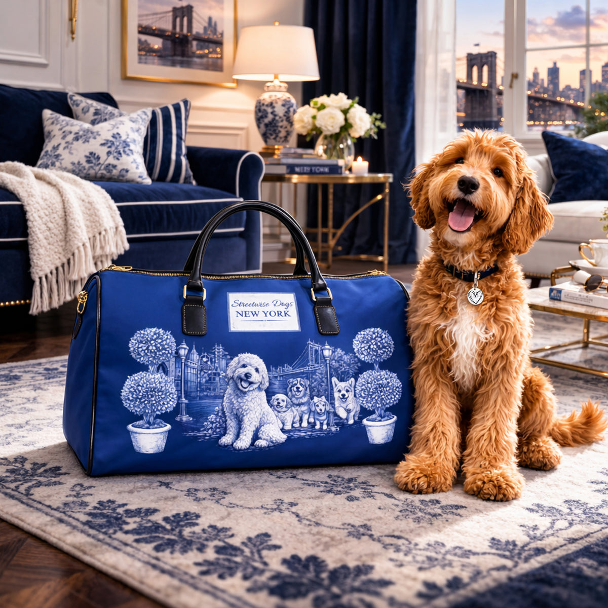 Dogs in New York Travel Bag