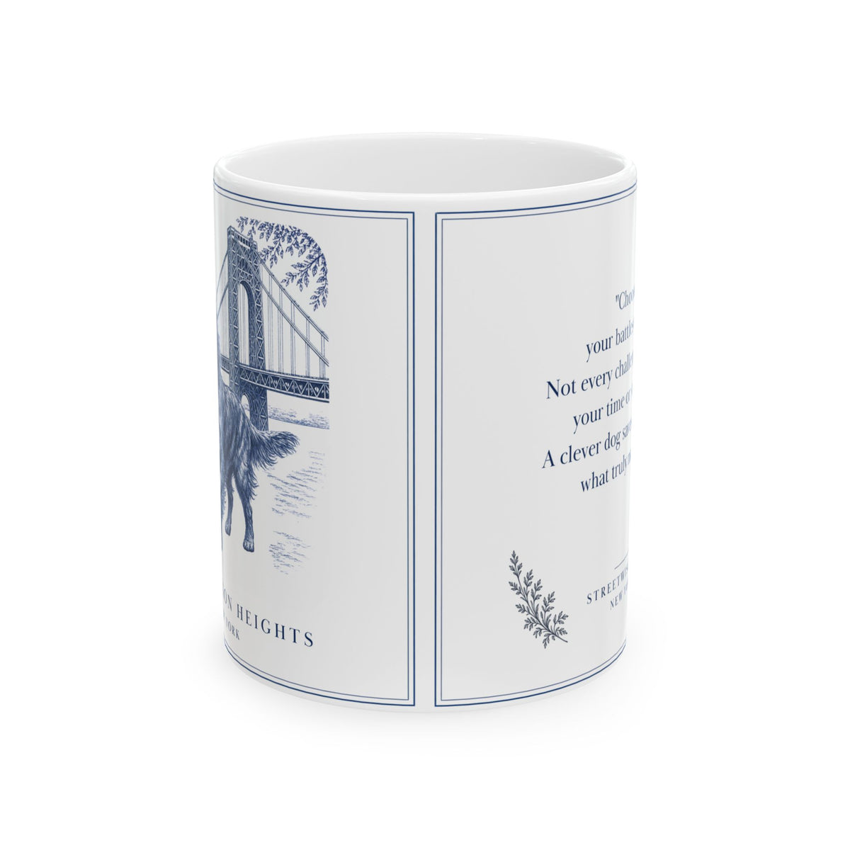 Washington Heights New York, Irish Setter: Whimsical Wisdom Mug