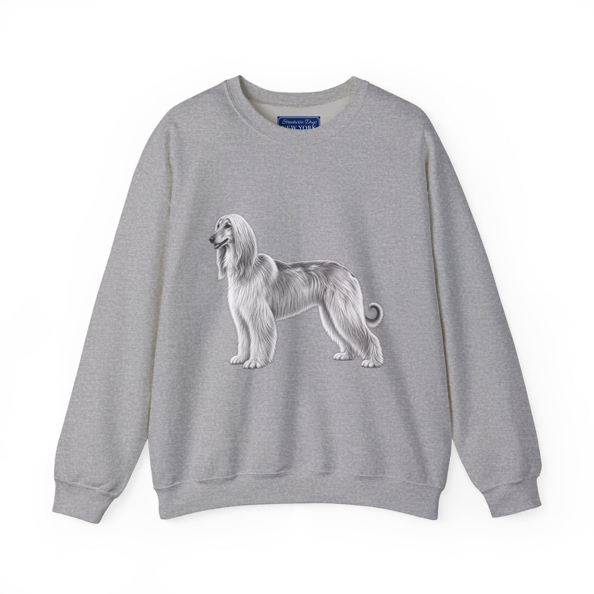 Afghan Hound, Unisex Extra Comfortable Crewneck Sweatshirt