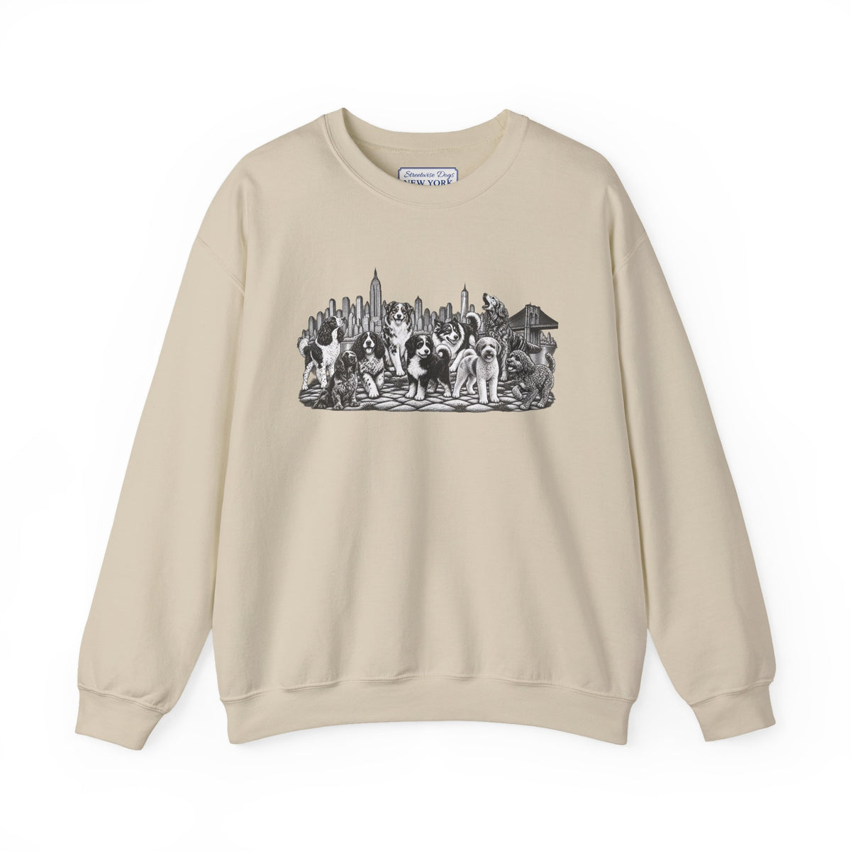 Dogs in New York: Unisex Extra Comfortable Sweatshirt
