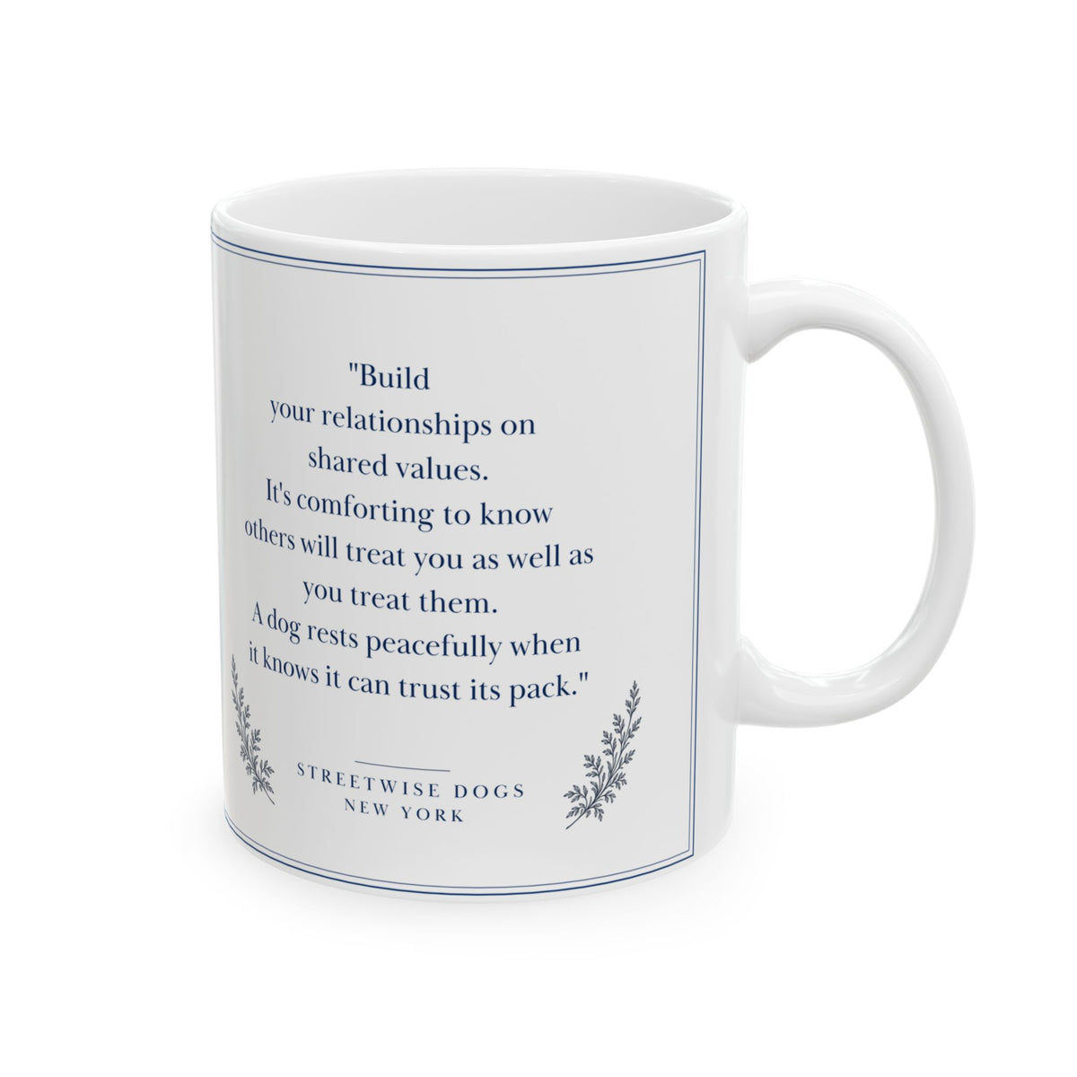 Central Park West New York, Labrador & Friends: Whimsical Wisdom Mug