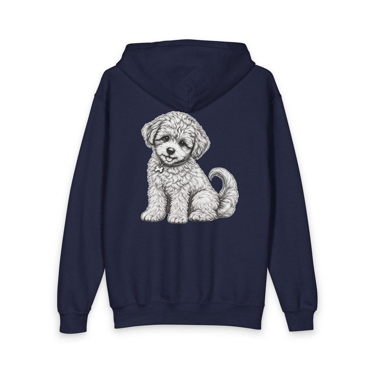 Cavapoo, Youth Heavy Blend Zipped Unisex Hoodie