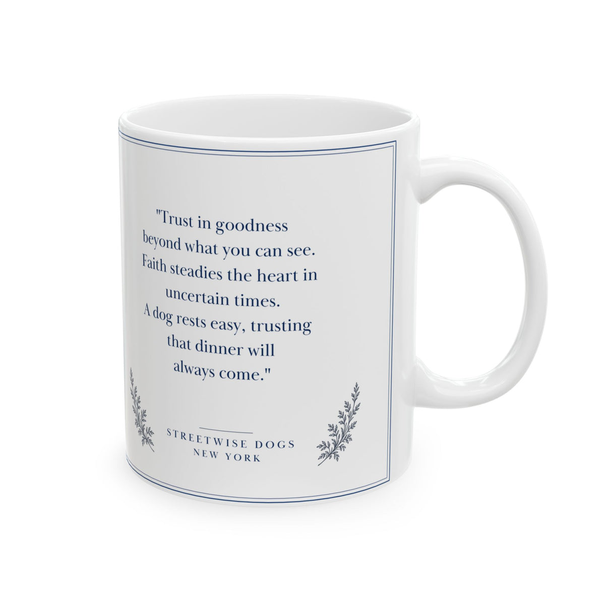 Lexington Avenue New York, Pug: Whimsical Wisdom Mug