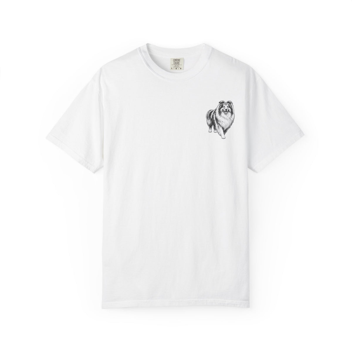 Collie, Illustrated Unisex T-Shirt | Exceptional Comfort