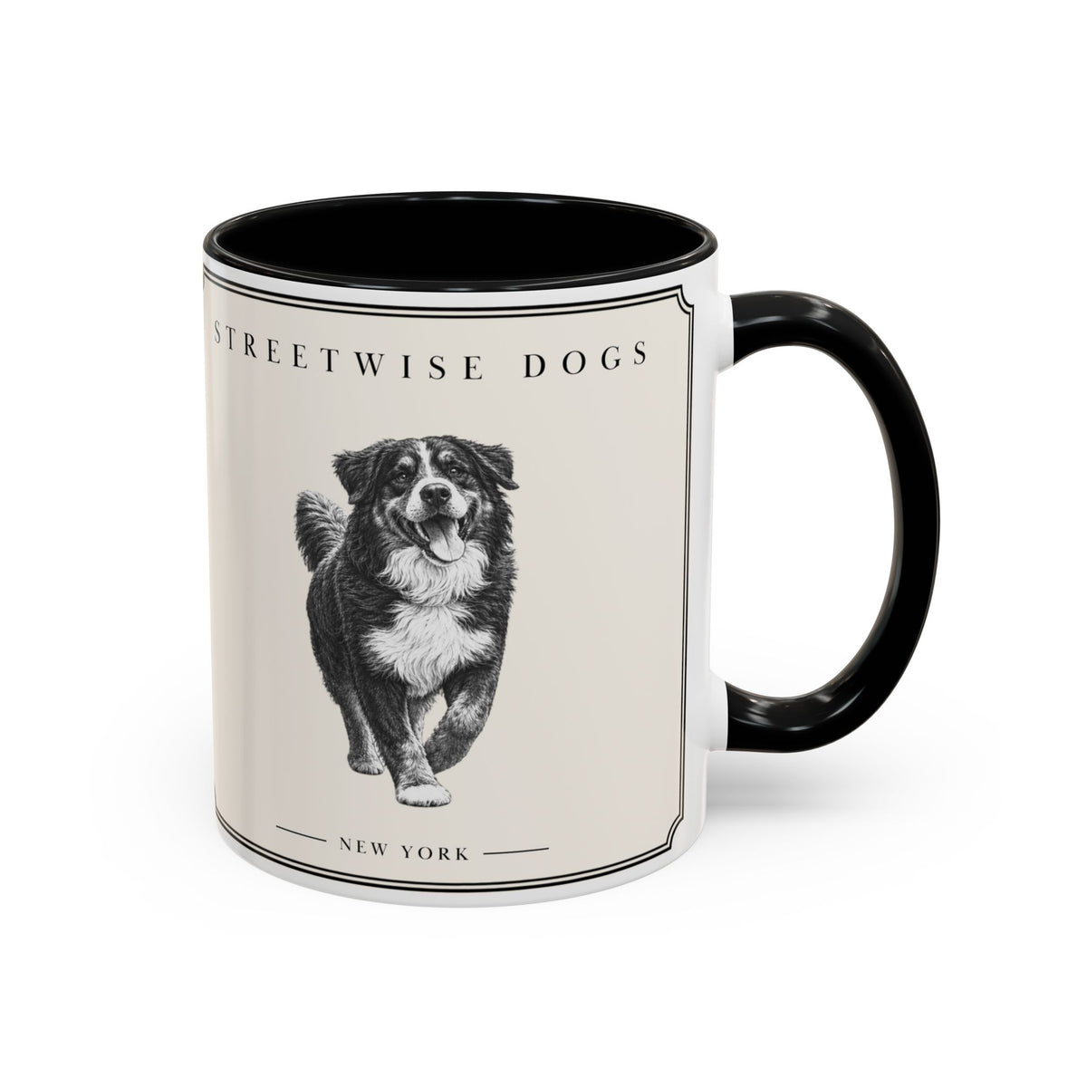 Bernese Mountain Dog: Classic Accent Mug