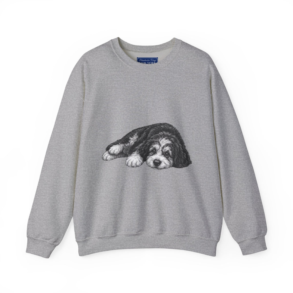 Bernedoodle, Unisex Extra Comfortable Crewneck Sweatshirt