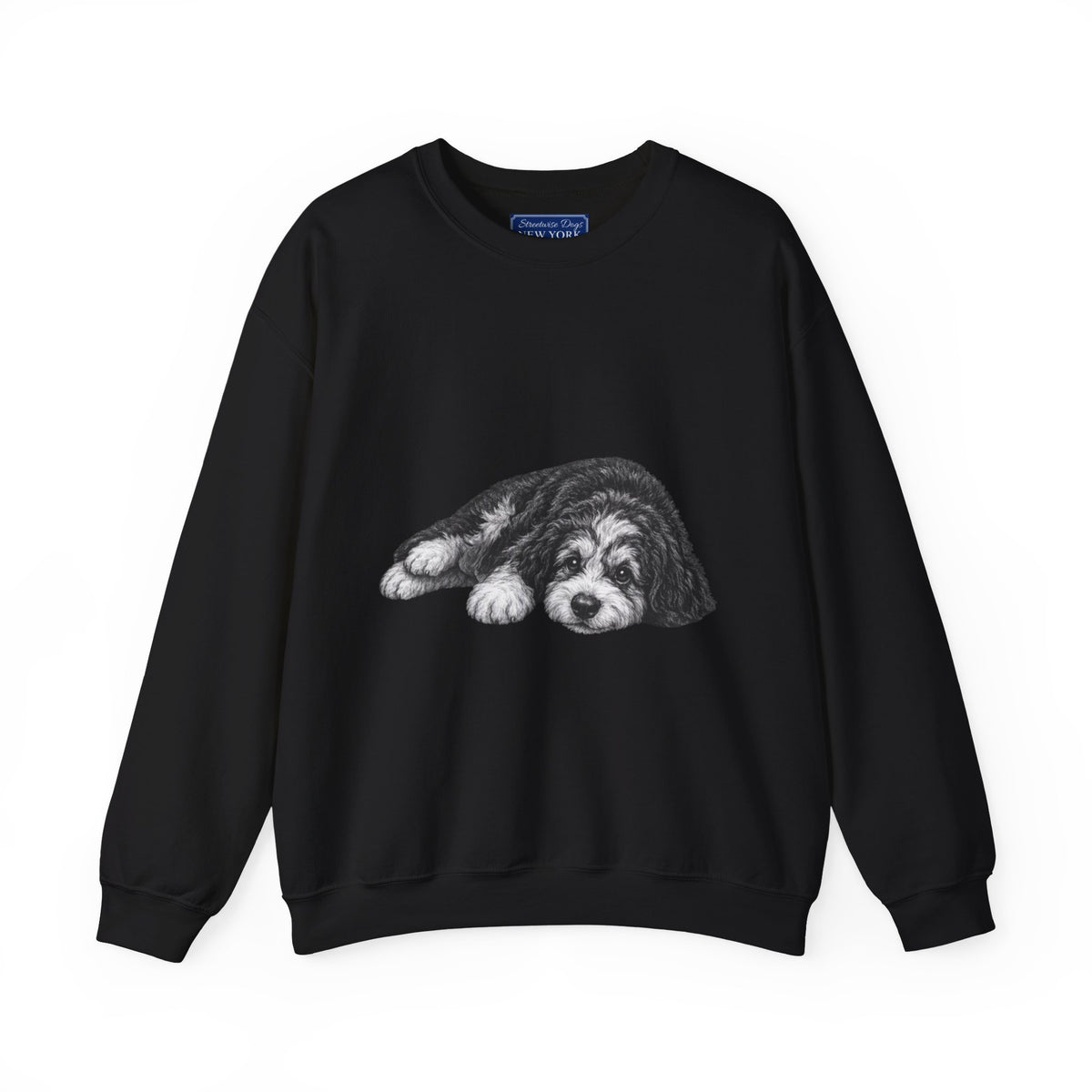 Bernedoodle, Unisex Extra Comfortable Crewneck Sweatshirt