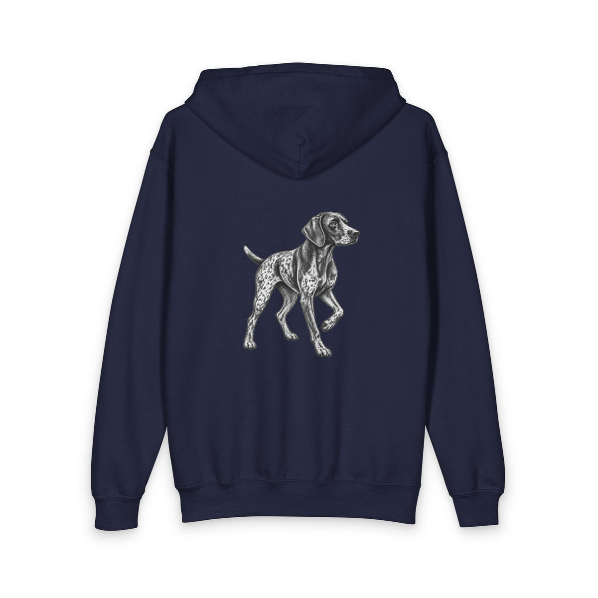 German Shorthaired Pointer, Youth Heavy Blend Zipped Unisex Hoodie