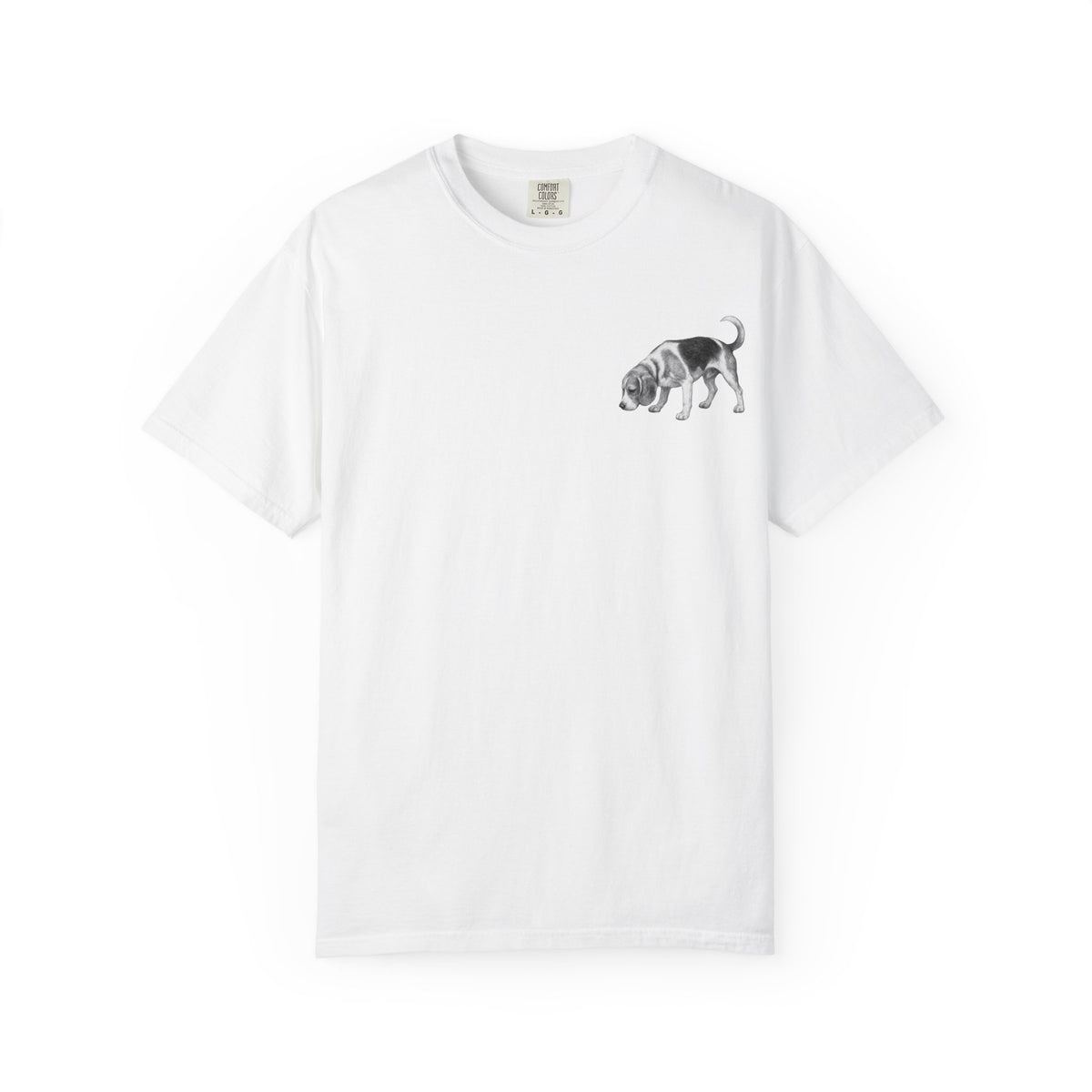 Beagle, Illustrated Unisex T-Shirt | Exceptional Comfort