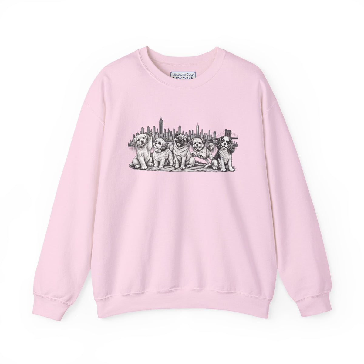 Little Dogs in New York City: Unisex Extra Comfortable Sweatshirt