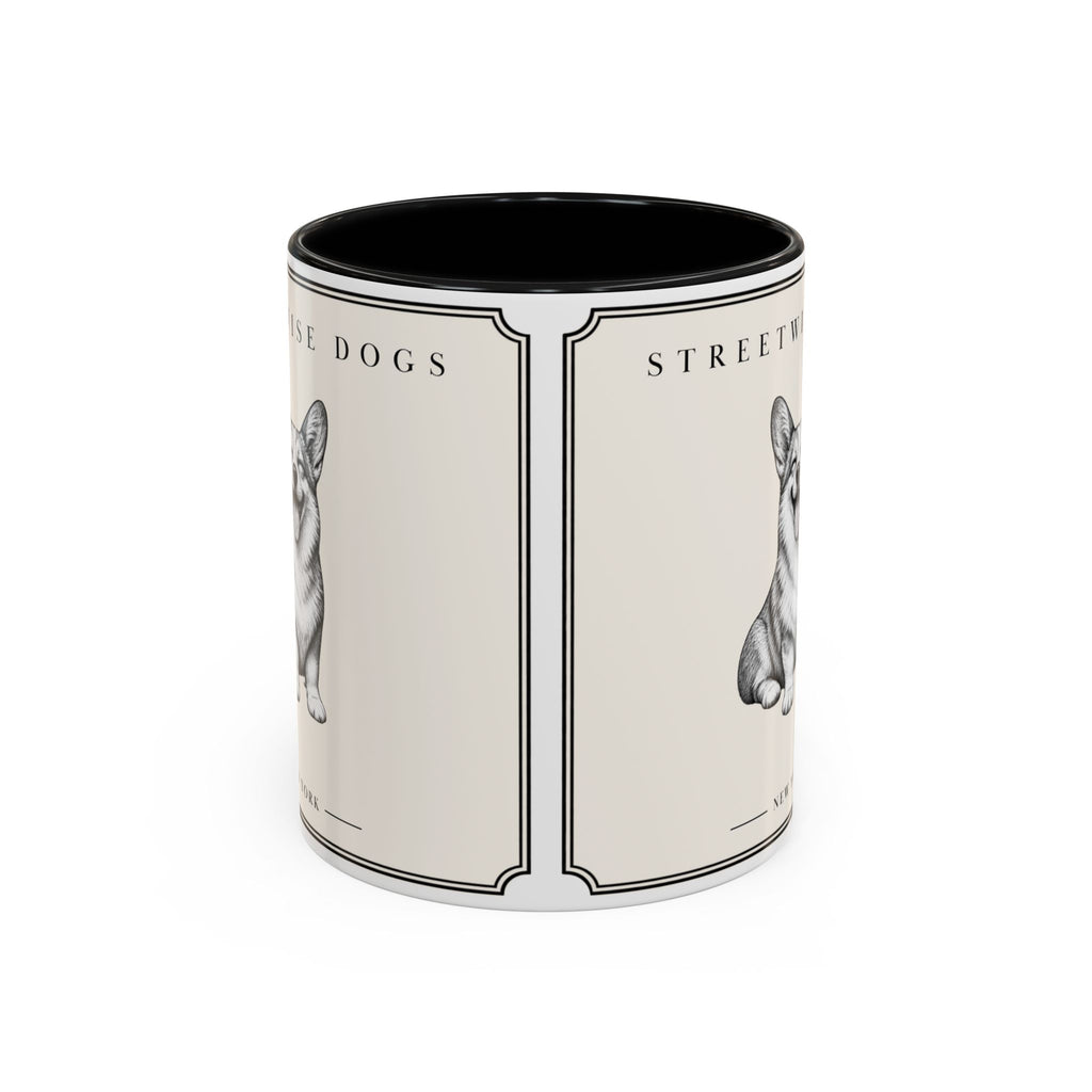 Corgi Smiling: Classic Accent Mug