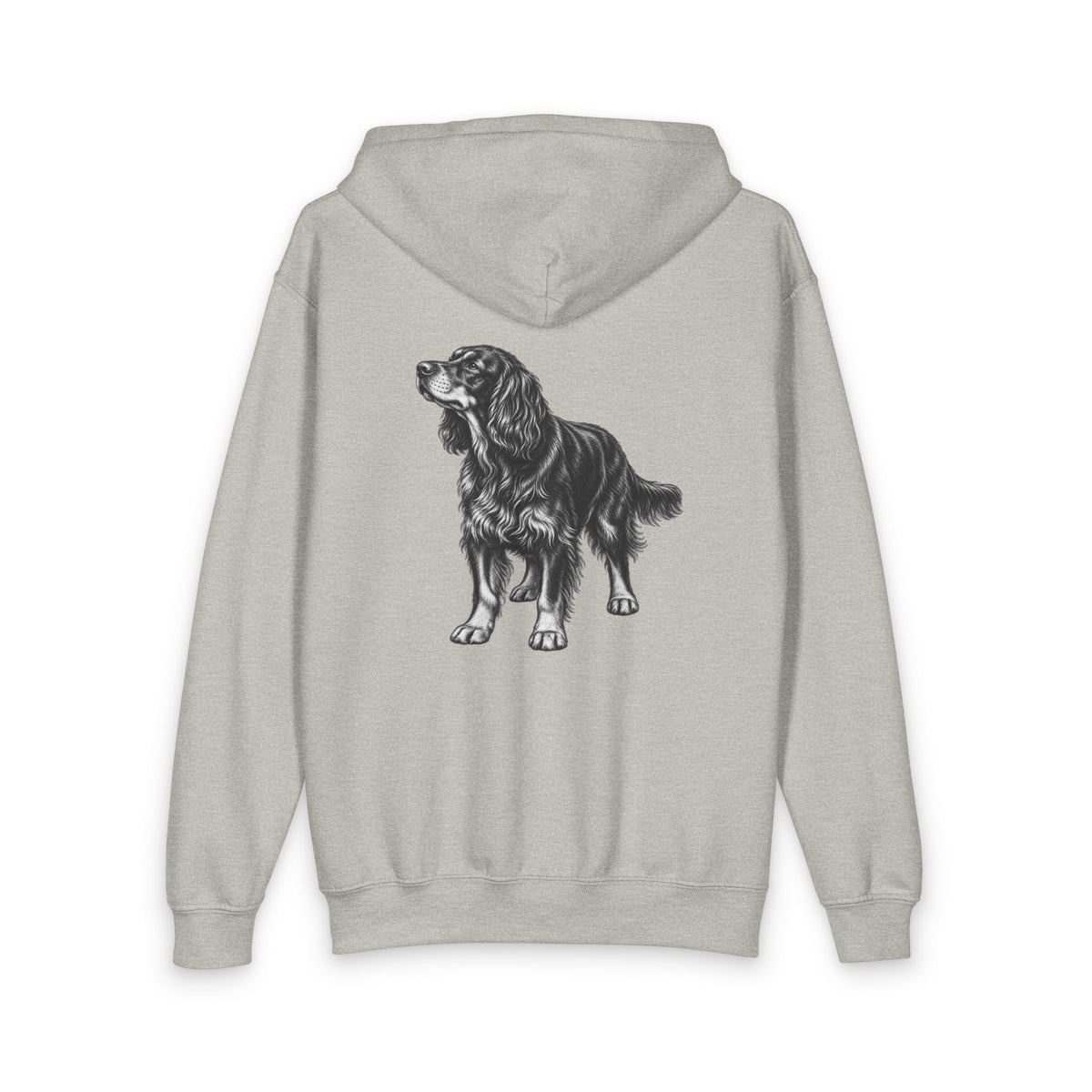 Gordon Setter, Youth Heavy Blend Zipped Unisex Hoodie