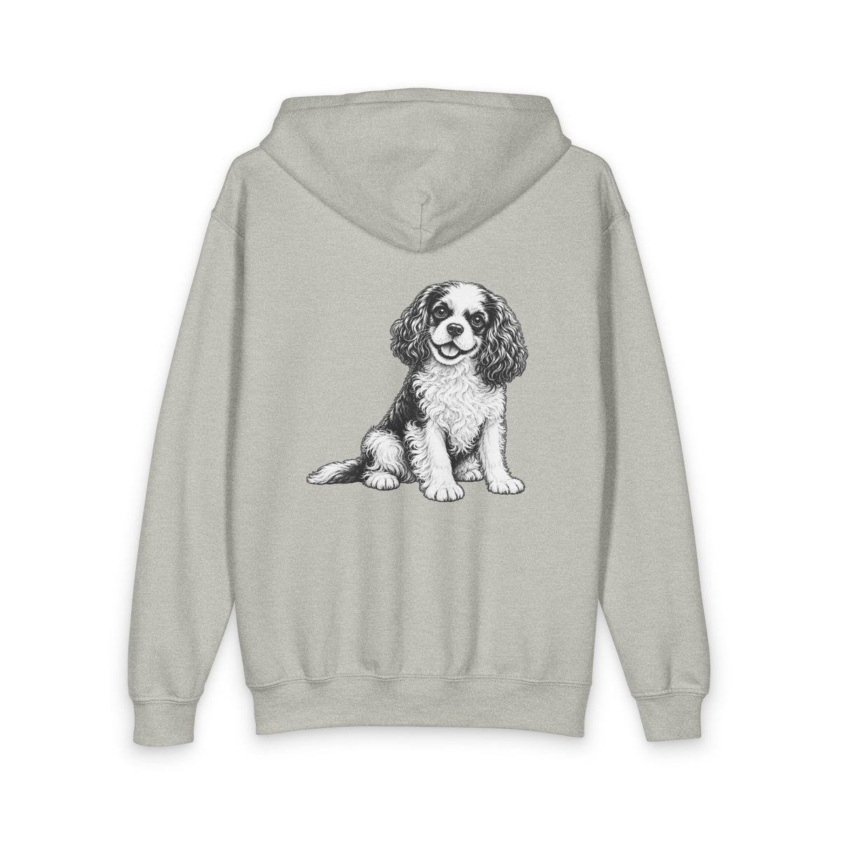 Cavalier King Charles Spaniel, Youth Heavy Blend Zipped Unisex Hoodie