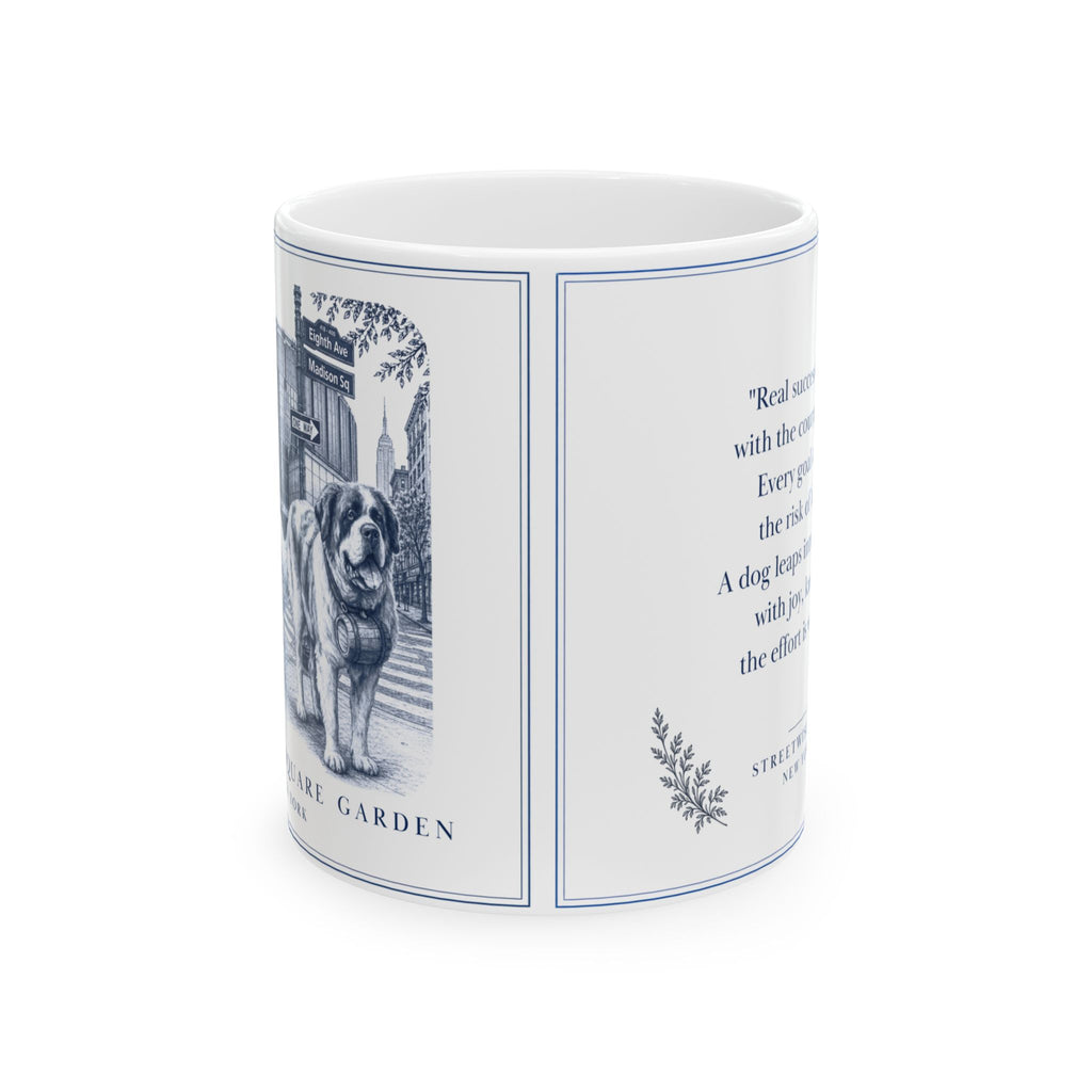 Maddison Square Garden New York, Saint Bernard: Whimsical Wisdom Mug