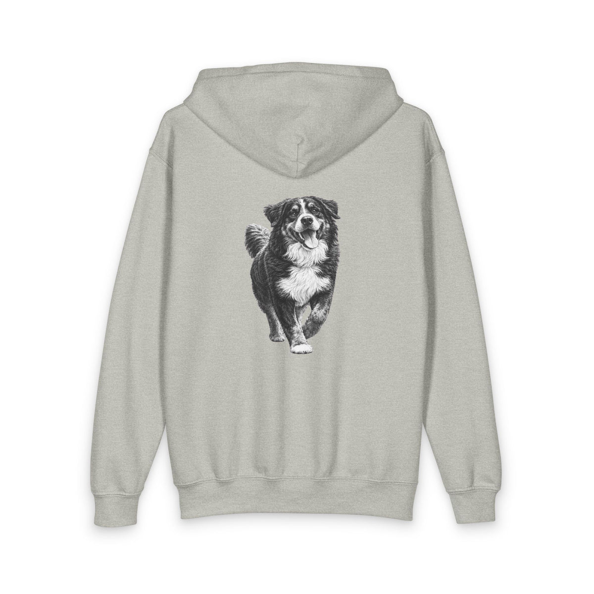 Bernese Mountain Dog, Youth Heavy Blend Zipped Unisex Hoodie