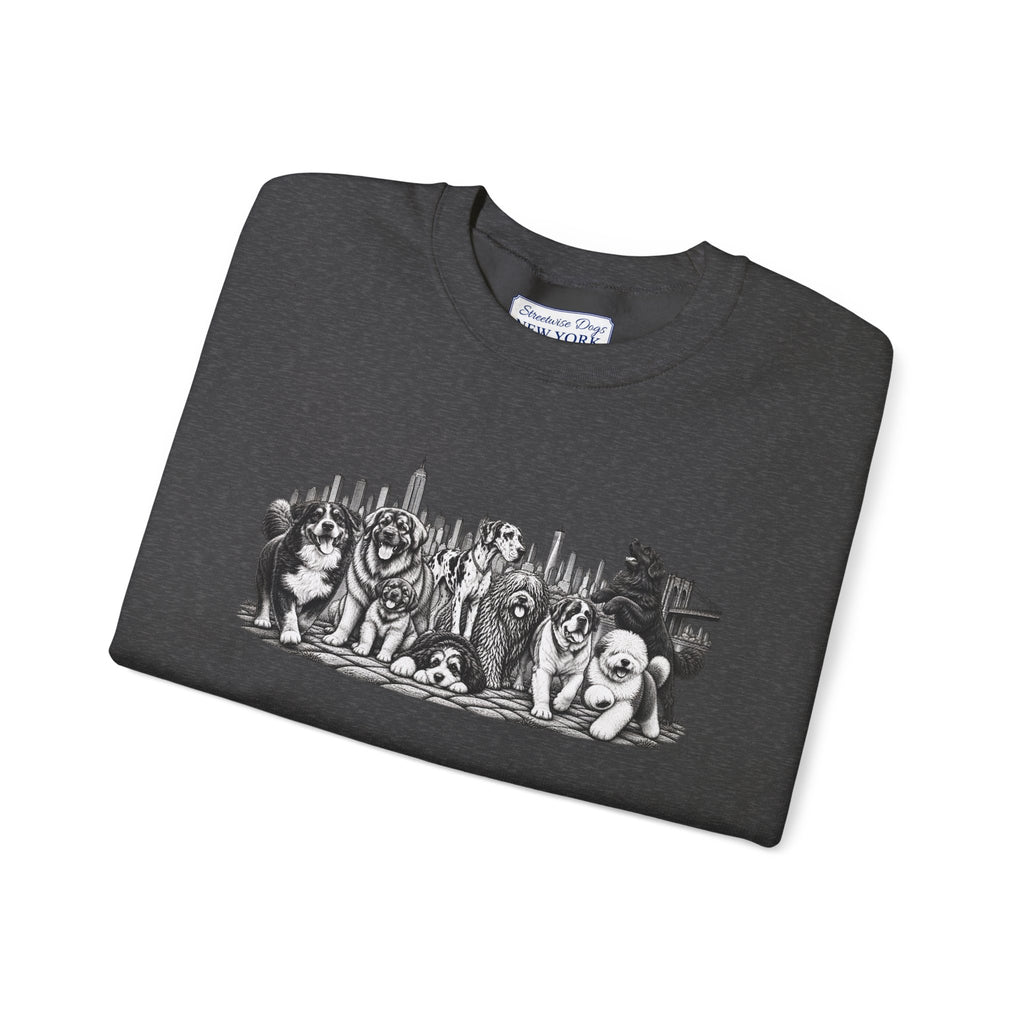 Large Dogs in New York: Unisex Extra Comfortable Sweatshirt