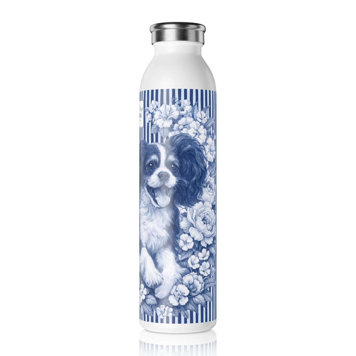 Cavalier King Charles Spaniel Slim insulated Water Bottle